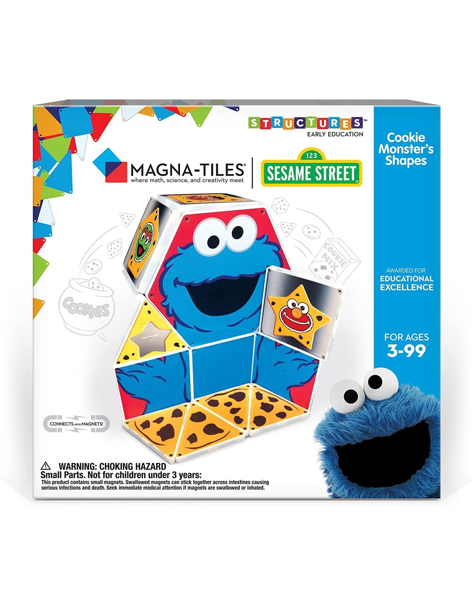 Magna Tiles Cookie Monster Shapes Magna Tiles