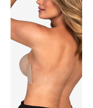 sachin and babi light blue dress Backless smooth wedding shaper bodysuit with Plunge Bra main image 0