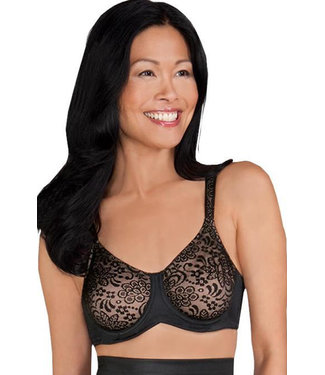 Amoena Annette Black/Nude Bra 1087