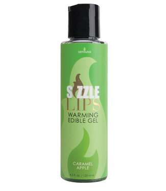 Sizzle Lips Warming Gel Bottle Caramel Apple 4.2oz