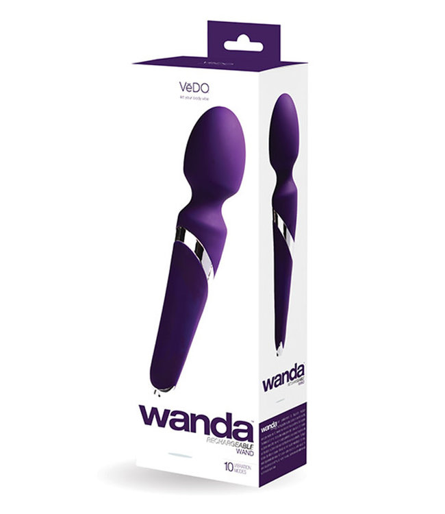 VeDO Wanda Rechargeable Wand Deep Purple