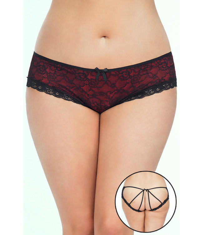 Plus Cage Back Panty 2028X