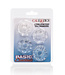 Basic Essentials Rings Clear Set of 4