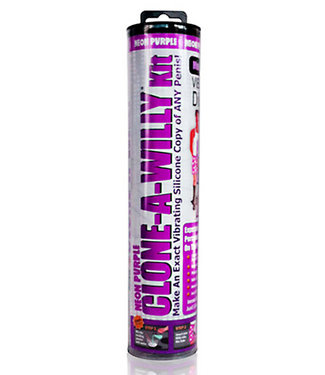Clone-A-Willy Kit Vibrating Neon Purple