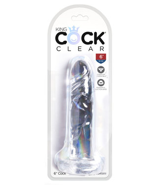 King Cock Clear 6in