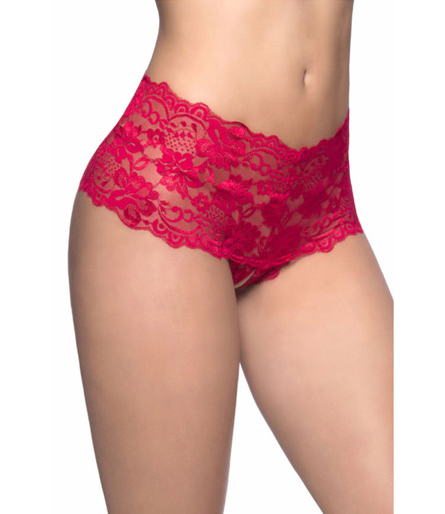 Lace Crotchless Panty 2025