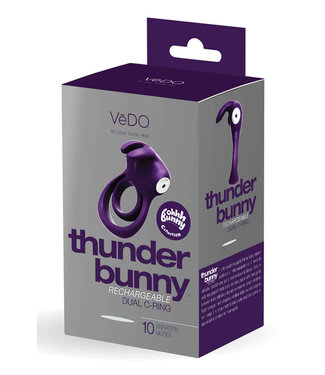 VeDo Thunder Rechargeable Dual Cockring Purple