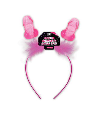 Pink Pecker Boppers Headband