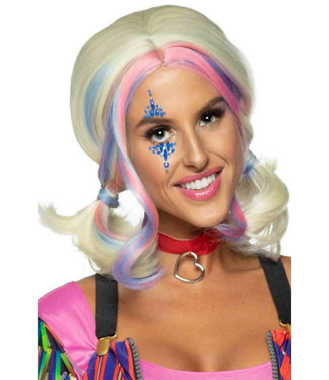 Harlequin Clown Jewels Sticker