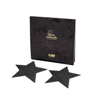 Bijoux Indiscrets Flash Pastie Star Black