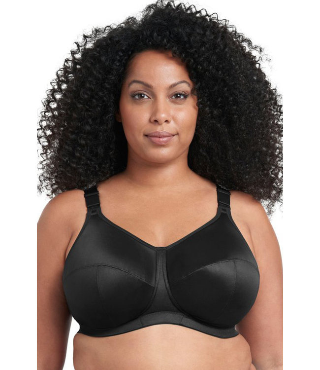 Simple And Elegant Womens Plus Size Plus Size Bras With Silky Underwire And  Thin Cup Black/Beige, Sizes 100 110 From Whosalechina, $12.91