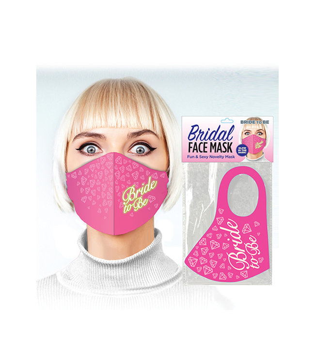 Bride To Be Face Mask Pink