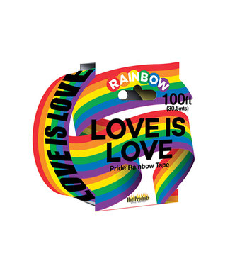 Love Is Love Rainbow  Caution Party Tape