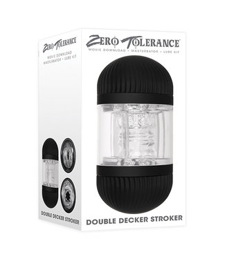 Zero Tolerance Double Decker Stroker Black/Clear