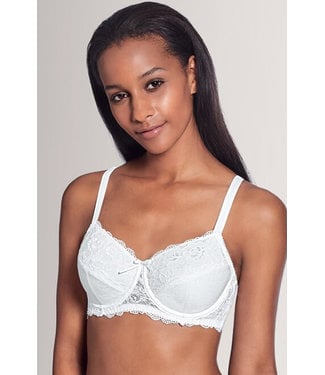 Amoena Amanda Wired White Bra 44538