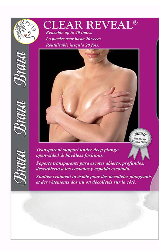 Clear Reveal Strapless Silicone Adhesive Bra 1 Pair - Karnation Intimate  Apparel Inc.