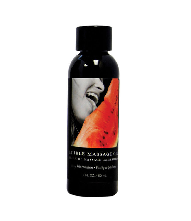 Earthly Body Edible Massage Oil Watermelon 2oz