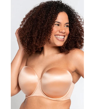 Curvy Kate Smoothie Strapless Moulded Latte Bra CK008109