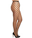 Plus Black Fence Net Pantyhose 0369X