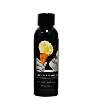 Earthly Body Edible Massage Oil Vanilla 2oz