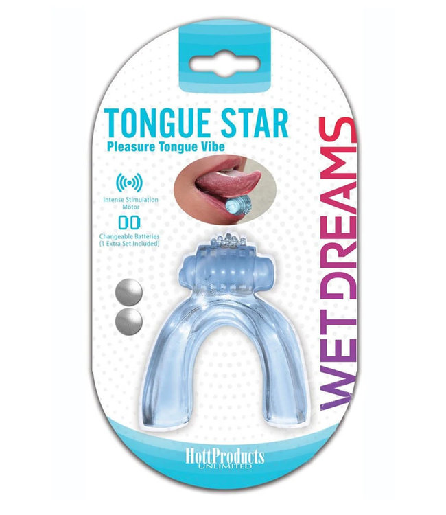 Tongue Star Pleasure Tongue Vibe Blue