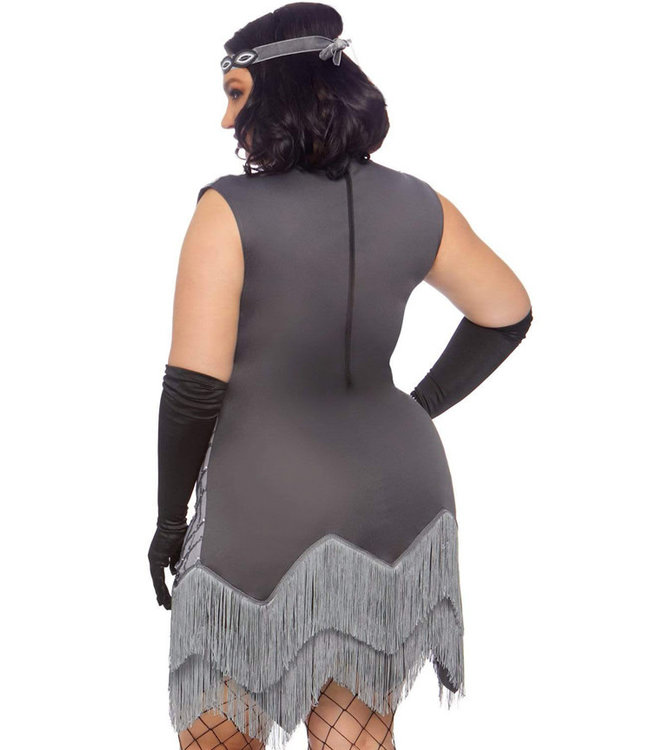 Plus Roaring Roxy Flapper Costume 86855X