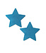 Teal Star Reusable Nipple Covers