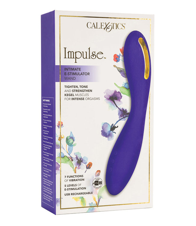 Impulse Intimate E-Stimulator Wand-Purple 8.5"