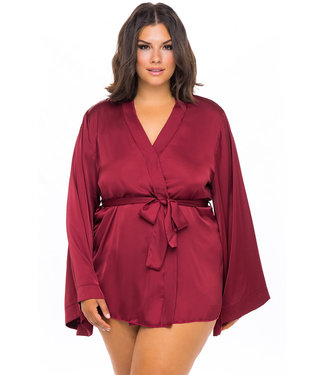 Mirielle Plus Rhubarb Robe LJ-11635X