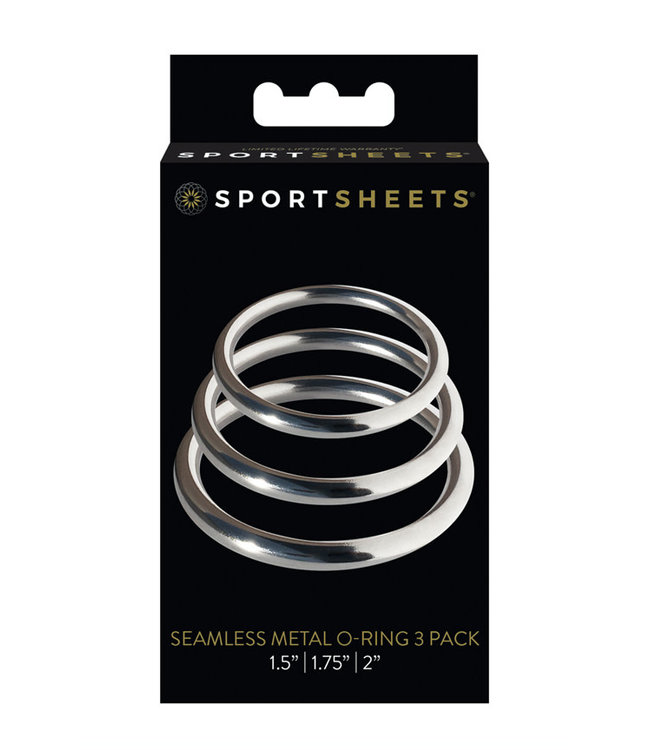 Sportsheets Metal O Ring 3pk
