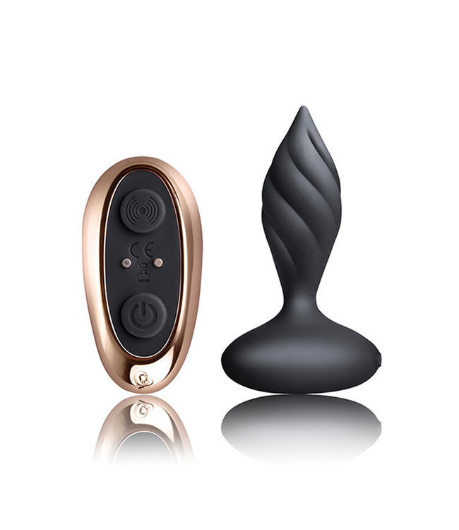 Rocks Off Petite Sensations Desire Plug w/Remote Black