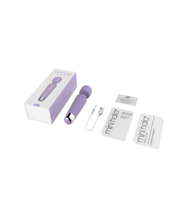 Mini Halo Wireless Wand 20X Silicone Liliac