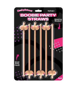 Booby Straws Pack of 6