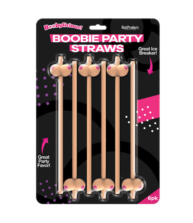 Booby Straws Pack of 6