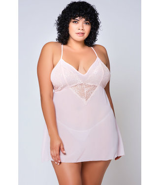 Kendra Plus Pink Babydoll 78183X