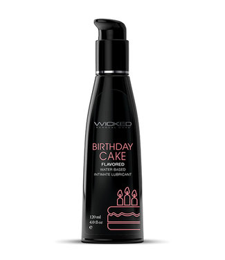 Wicked Sensual Care Water Based Lubricant Birthday Cake 4oz