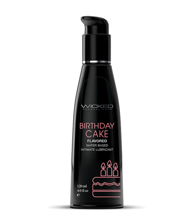 Wicked Sensual Care Water Based Lubricant Birthday Cake 4oz