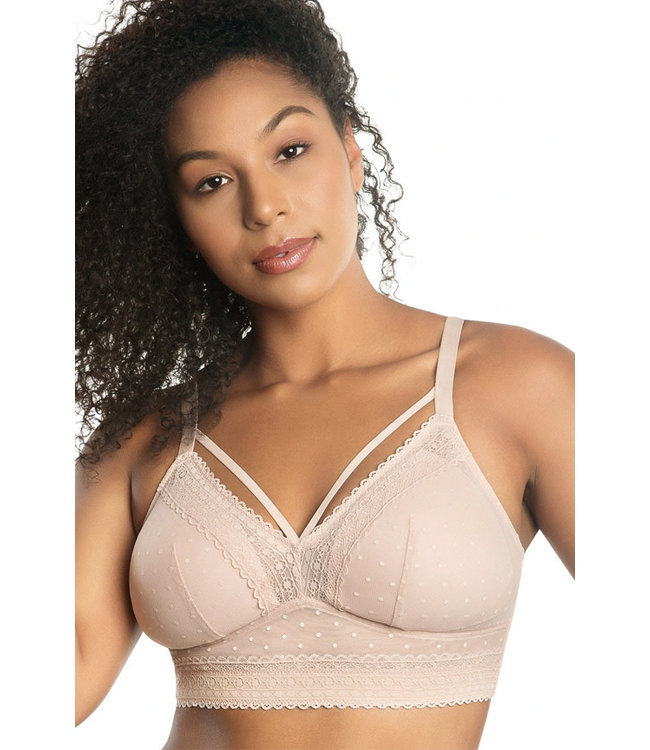 Parfait Mia Dot Wire-Free Cameo Rose Bra P6011