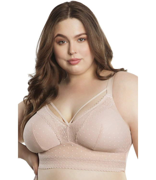 Parfait Mia Dot Wire-Free Cameo Rose Bra P6011