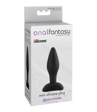 Anal Fantasy Collection Mini Silicone Plug Black
