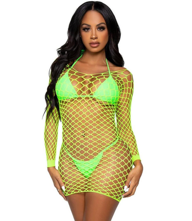 Mel Neon Green Chemise 86128 One SIze