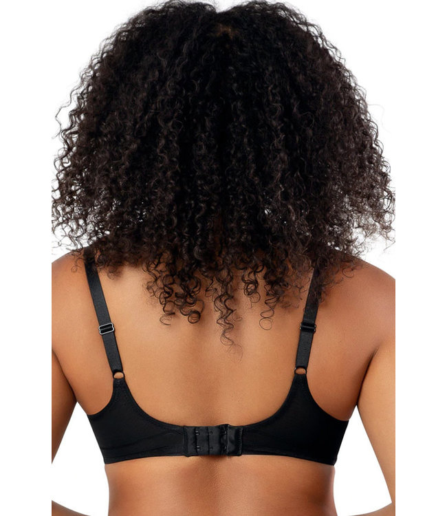 Parfait Shea Plunge Unlined Black Bra P6062