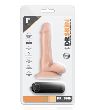 Dr. Skin Dr. Spin Gyrating Dildo 6in Vanilla