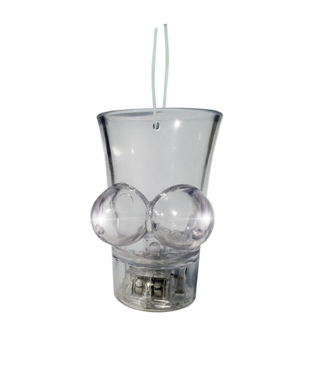 Light Up Boobie Shot Glass Hang String