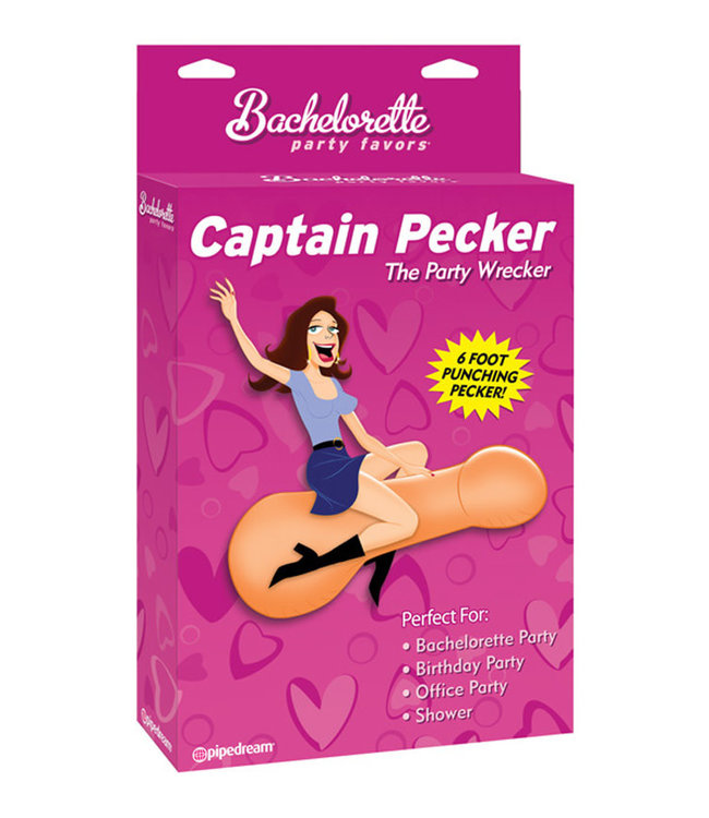 Bachelorette Party Favors Captain Pecker Inflatable