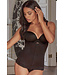 Black Hourglass Firm Control Waist Cincher 16601