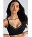 Pour Moi Twist Cotton Soft Non Wired Black Bra 14601