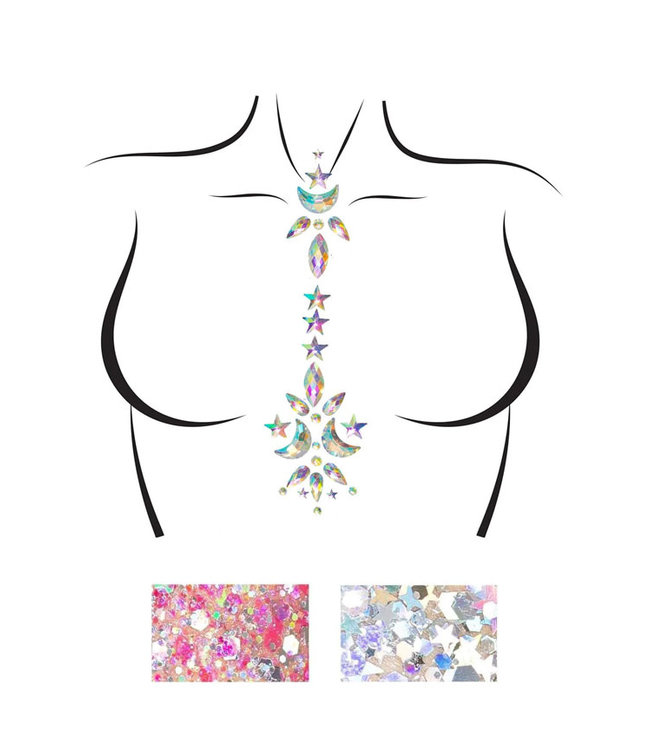 Cascade Jewels Sticker & Body Glitter BODY012