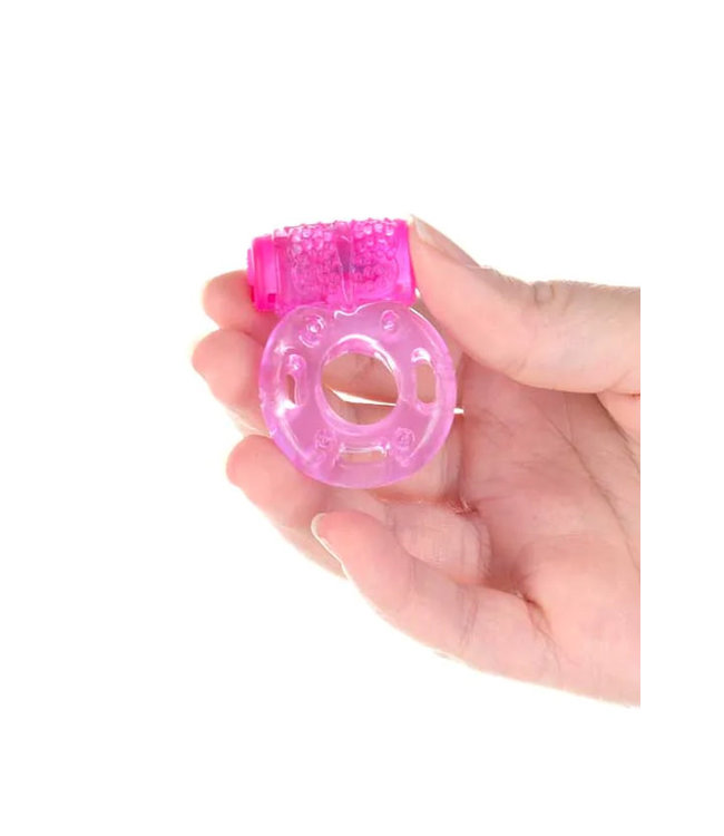 Powerbullet Vibrating Cockring Butterfly Pink