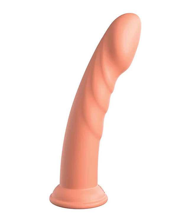Dillio Platinum Super Eight Silicone Dildo Peach 8in